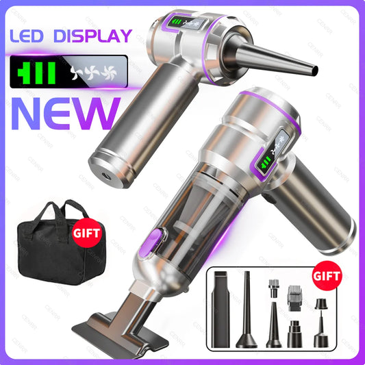 Mini Car Vacuum Cleaner  Cordless Powerful Portable