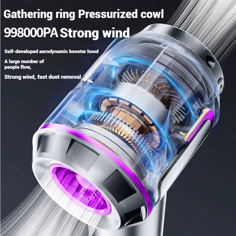 Mini Car Vacuum Cleaner  Cordless Powerful Portable
