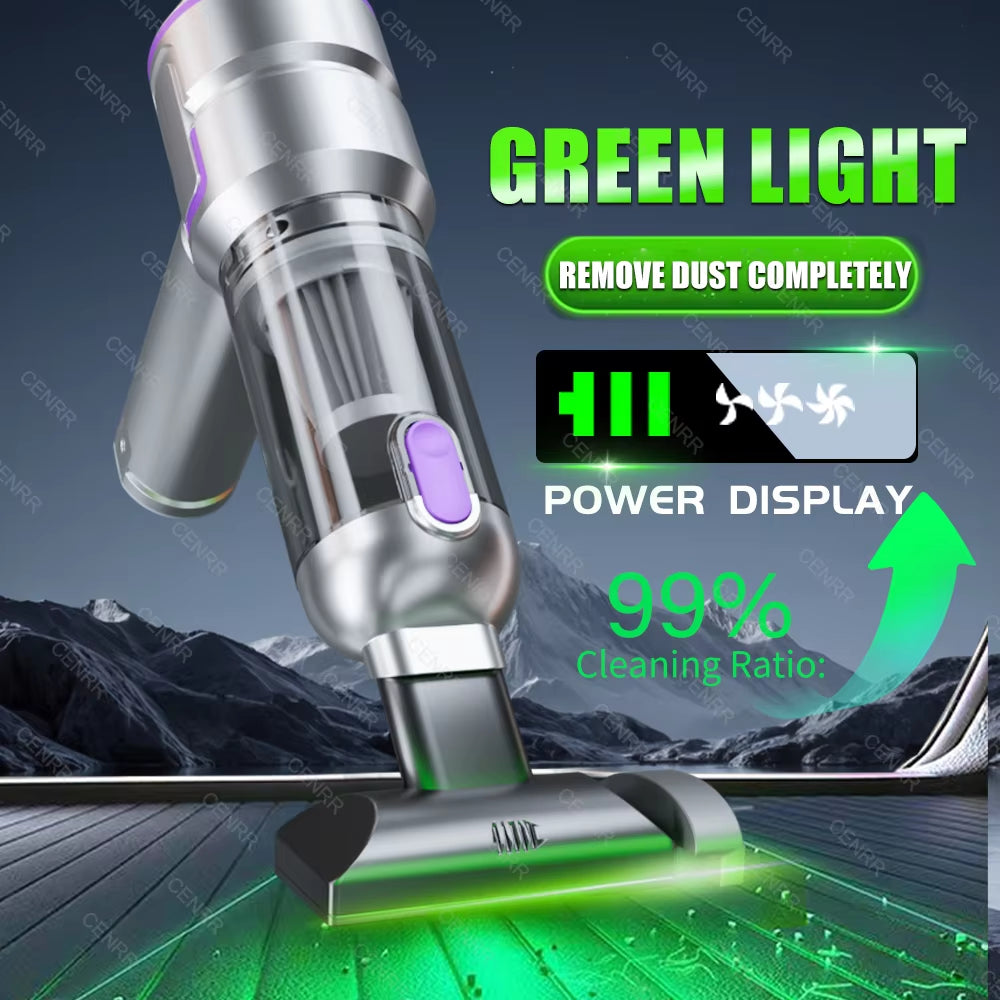 Mini Car Vacuum Cleaner  Cordless Powerful Portable