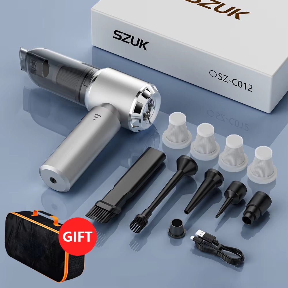 Car Vacuum Cleaner Portable Wireless Strong Suction