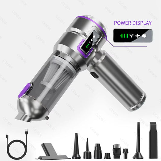 Mini Car Vacuum Cleaner  Cordless Powerful Portable