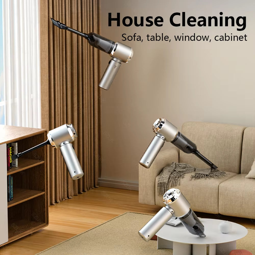 Car Vacuum Cleaner Portable Wireless Strong Suction