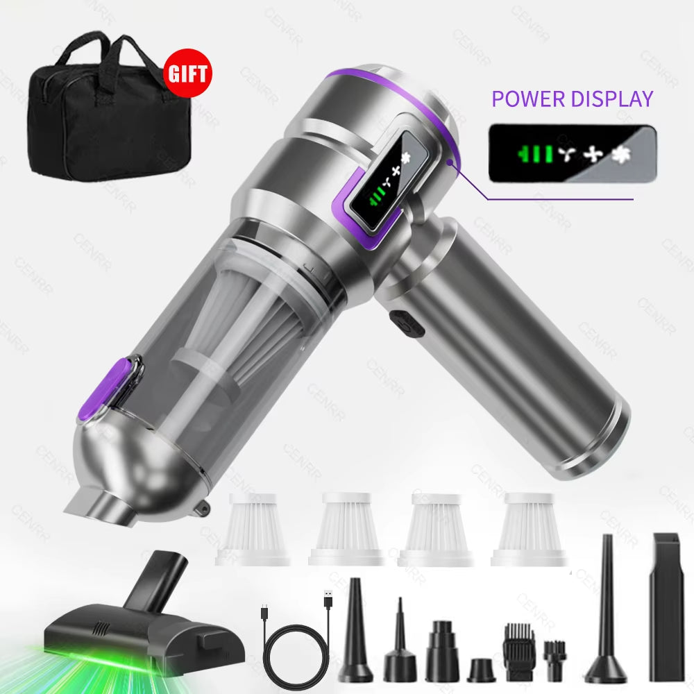 Mini Car Vacuum Cleaner  Cordless Powerful Portable